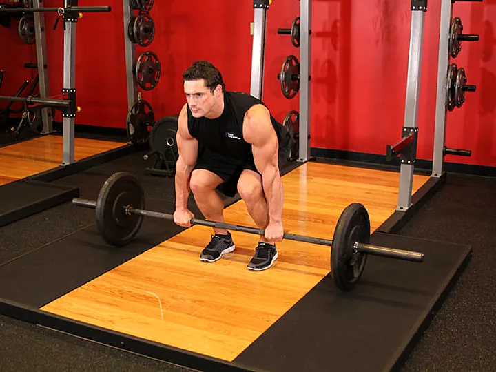 Barbell Deadlift: starting position