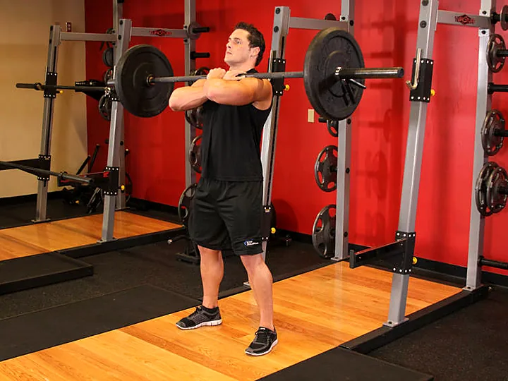 Front Squat: starting position
