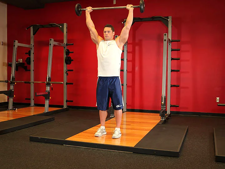 Standing Barbell Overhead Press