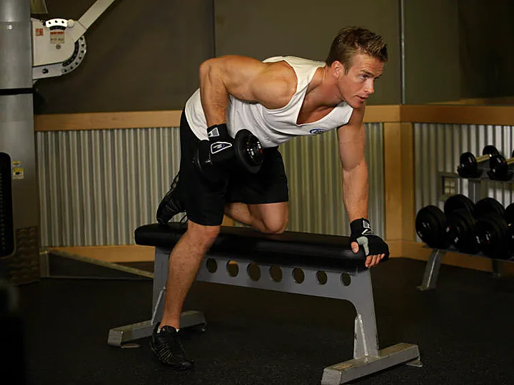 Dumbbell Triceps Kickback